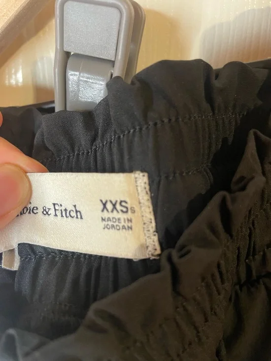 Abercrombie & Fitch Performance Joggers in Black XXS Short - Picture 7 of 8